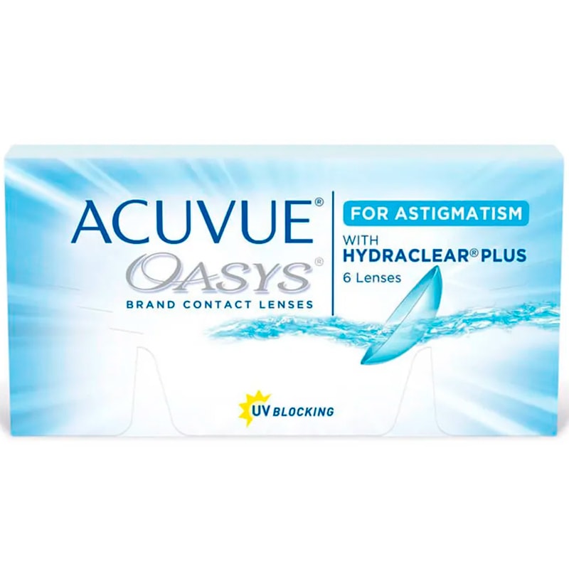 ACUVUE OASYS para ASTIGMATISMO com HYDRACLEAR® PLUS