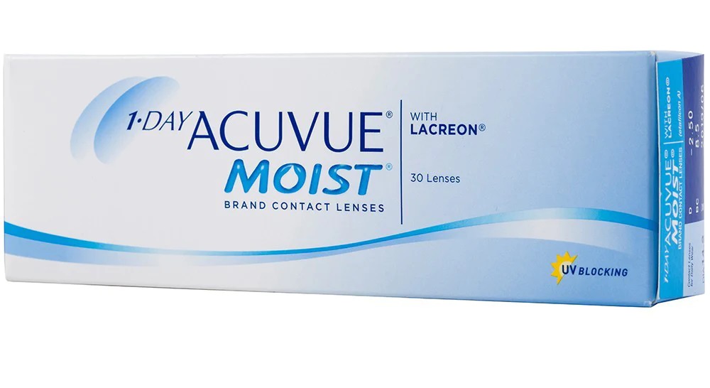 ACUVUE 1-DAY MOIST com LACREON®