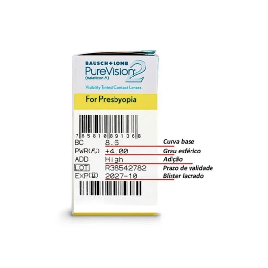 PUREVISION 2 MULTIFOCAL  (Detalhe 144)